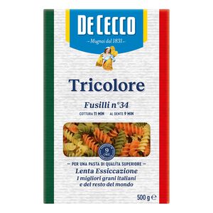 De Cecco Fusilli Tricolore 34    