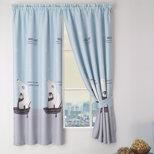 Printed UV-Blocking Blackout Curtain