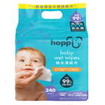 Hoppi嬰兒純水濕紙巾80抽X3包, , large