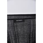 (S) max co質感綁帶黑色長袖上衣二手衣, , large