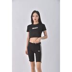 (S) adidas運動緊身黑色短褲二手衣, , large