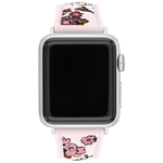 COACH Apple Watch 淡粉花朵錶帶 38/40/41mm適用 矽膠錶帶 禮物 送禮(不含手錶), , large