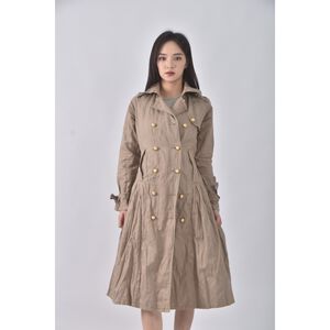 (S) dx2質感風衣棕色外套二手衣
