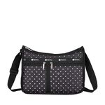 Lesportsac Deluxe Everyday Bag 經典斜背包 送禮-粉色點滴, , large