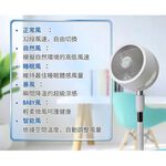 SANLUX Taiwan SANYO 9-inch DC Smart Voice Circulation Fan SBF-C09DZ, , large