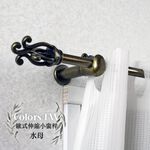 【Colors】伸縮小窗簾桿 水母 97-183cm 管徑9.8/7.8mm 伸縮桿 歐式 復古風格 小窗桿 門簾桿 穿桿, , large