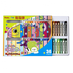【 Pentel 飛龍 】粉蠟筆 36色/盒 PHN9-36, , large