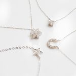 【真鑽項鍊】A'jane 18K白金 白金星願 鑽石項鍊 A032503-001, , large