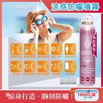 [日日好物]SHILLS舒兒絲-很耐曬超清爽SPF50+★★長效約8小時亮白保濕冰鎮防曬噴霧180ml/罐(多款可選), , large