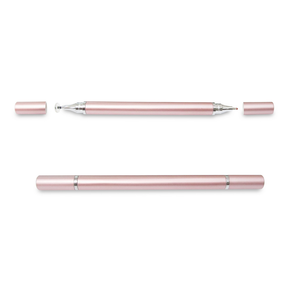 [DP32 Rose Gold]Dual-Head Universal Touch & Writing Fine Capacitive Stylus Pen
