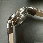 [星晴錶業]Kenneth Cole手錶,42mm,KC00009古銅雙面機械鏤空錶面銀錶殼咖啡色真皮皮革錶帶款, , large