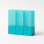 Suzzi CUBIC Travel Bottle - Blue - M 70ml - Three Piece Travel Set, , large