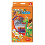 【AMOS 阿摩司】韓國原裝 6色 壓克力 模型版 DIY 玻璃彩繪膠-SD款 / 組 SD10P6-SD, , large