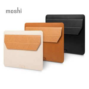 Moshi Muse 13吋 三合一多功能筆電支架包(貝殼白)
