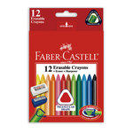 【Faber-Castell】輝柏 三角擦擦蠟筆12色 / 盒 122612, , large