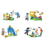  [Brick Republic]ZHEGAO 981003 Minecraft Crystal Garden – Set of 4 (Educational Building Blocks), , large