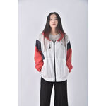 (XL) reebok運動連帽白色外套二手衣, , large