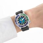 CITIZEN 星辰 千彩之海UNITE with BLUE 限量 光動能200米潛水錶BN0166-01L, , large