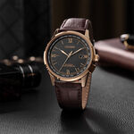 CITIZEN 星辰 限量光動能電波萬年曆手錶 CB0158-10H, , large
