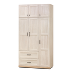 【唯熙傢俱】查理白橡木4x7尺抽屜衣櫃, , large