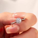 【CITY STAR】IGI 經典六爪1克拉鑽戒-白金PT950 (D/VVS以上/3EX), , large