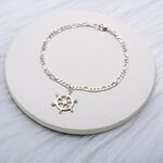 【Angel & Me】船舵 舵輪 掌舵人生 s925純銀手鍊 腳鍊 生日禮物, , large