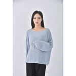 (2XL) levely and thisway韓牌質感藍色長袖上衣二手衣, , large