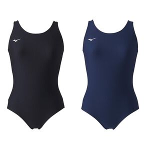 MIZUNO SWIM BASIC 女泳衣 女款素色 訓練型泳衣 連身三角 N2MAAC01 【樂買網】