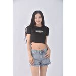 (S) used jeans丹寧牛仔質感藍色短褲二手衣, , large