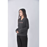 (M) ny jeansV領灰色長袖上衣二手衣, , large