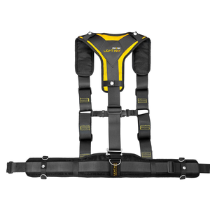 [LightWay錸崴]超透氣減壓雙肩背帶護腰組/020C003