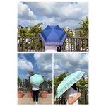 【周周生活】雨傘 現貨 自動傘 折疊傘 摺疊傘 點點繁花 遮陽傘 陽傘 輕量傘 晴雨傘 防潑水 抗UV 傘 快速出貨, , large
