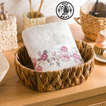 【SOLO Vintage】LCW Home 50x80cm Flower Embroidery Towel 100% Cotton Super Absorbent Made in Turkey, , large