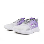Kixpress-Fila Cft Sponge 女 慢跑鞋 運動鞋 休閒 輕量 透氣 緩震 彈力 紫白 [5-J924W-911], , large