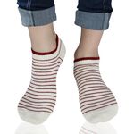 【D&G】舒適條紋女踝襪<丈青>D315 襪子 短襪 低口襪, , large