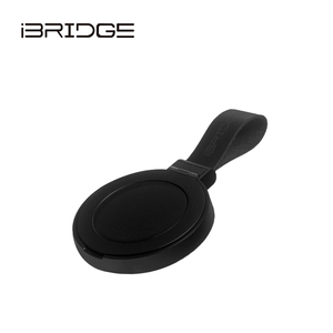 iBRIDGE 15W Magnetic Ring Holder Wireless Charger - Black