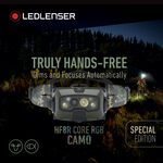 【德國Ledlenser】HF8R Core RGB 三色光充電式數位調焦專業頭燈, , large