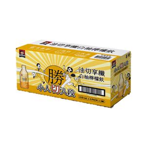 【限量】桂格油切享纖白柚檸檬飲450ml X12