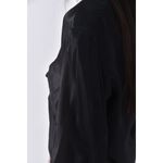 (M) 【房業涵私服】zara打結黑色長袖上衣二手衣, , large