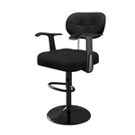 【G+居家】免組裝 摩登雲朵扶手360度旋轉圓盤固定高腳椅(氣壓升降椅/高腳椅/吧檯椅/中島椅/酒吧高凳/收銀高椅凳), , large