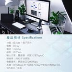RASTO RH10鋁製USB 3.2轉RJ45千兆高速網卡轉接器+Type C雙接頭 免驅動 隨插即用, , large