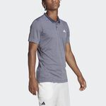 Adidas T Freelift Polo 男 POLO衫 短袖 上衣 亞洲版 網球 訓練 灰藍 [HS3315], , large