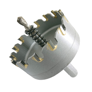Straight shank tungsten steel round hole drill