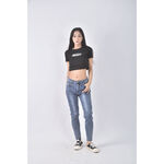 (L) i jeans丹寧牛仔棉質緊身藍色長褲二手衣, , large