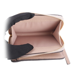 TORY BURCH McGRAW 牛皮暗釦拉鍊零錢袋短夾/沙色, , large
