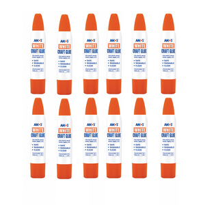 【韓國AMOS】雙頭白膠34mlx12支裝/盒