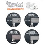 Barefoot V1 Big bore 航太級鋁合金踩釘帽 雙色款【敦煌樂器】, , large