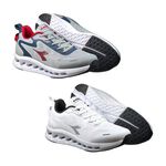 DIADORA迪亞多那 天步II時尚運動鞋 男運動鞋 男鞋 寬楦 高腳背 透氣 散熱 吸震 回彈 耐磨 止滑 灰紅 白黑, , large