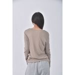 (M) maternity質感棕色長袖上衣二手衣, , large