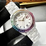 [星晴錶業]COACH手錶,38mm,CH00167白色錶面白錶殼白陶瓷錶帶款, , large